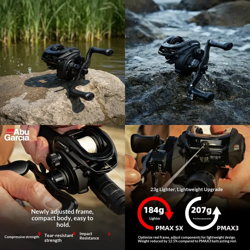 Abu Garcia Reel Max - Carretilhas de Pesca ZGLY Abu Garcia