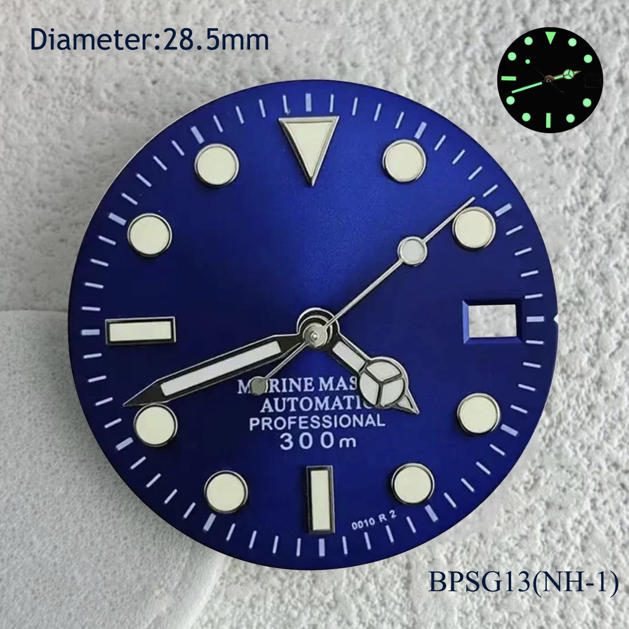 Mostrador SUB de 28.5mm Azul c - Reel Case avaliação e preço