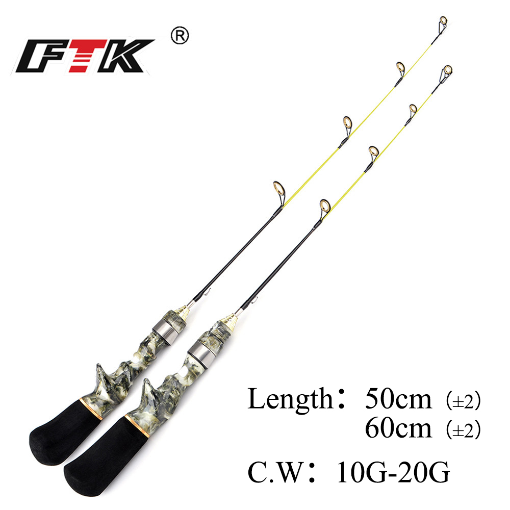 Vara de Pesca no Gelo FTK 50cm - Ice Fishing Reel avaliação e preço