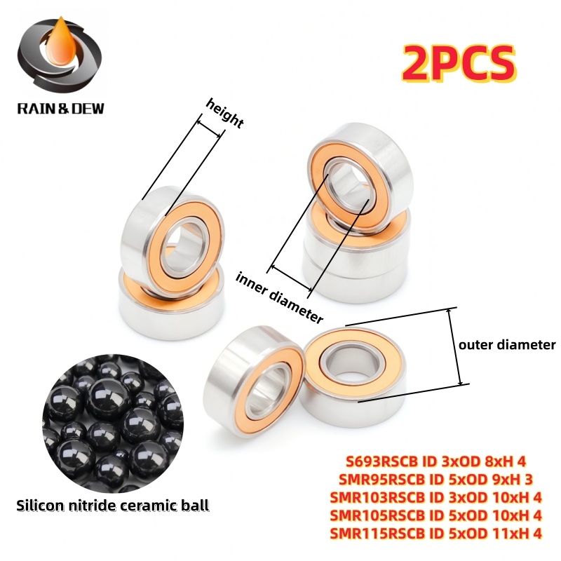 2 Rolamentos Miniatura Híbrido - Spinning Reel avaliação e preço